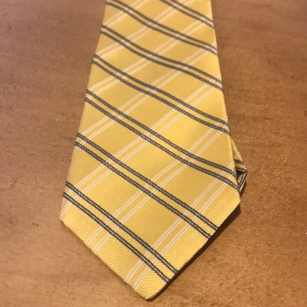 Nordstrom yellow and blue tie